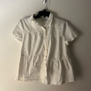 Madewell White Blouse